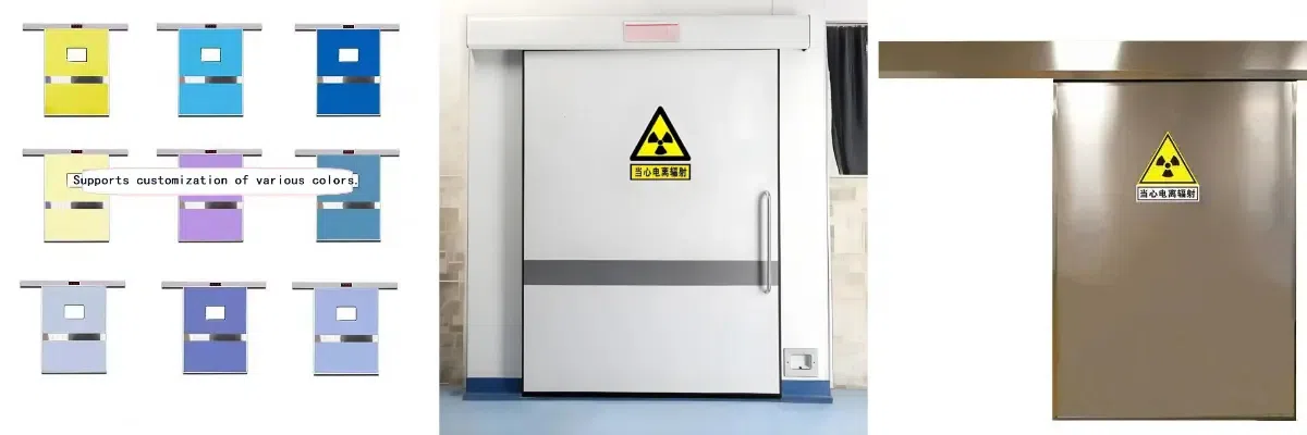 Puertas de plomo antirradiación
