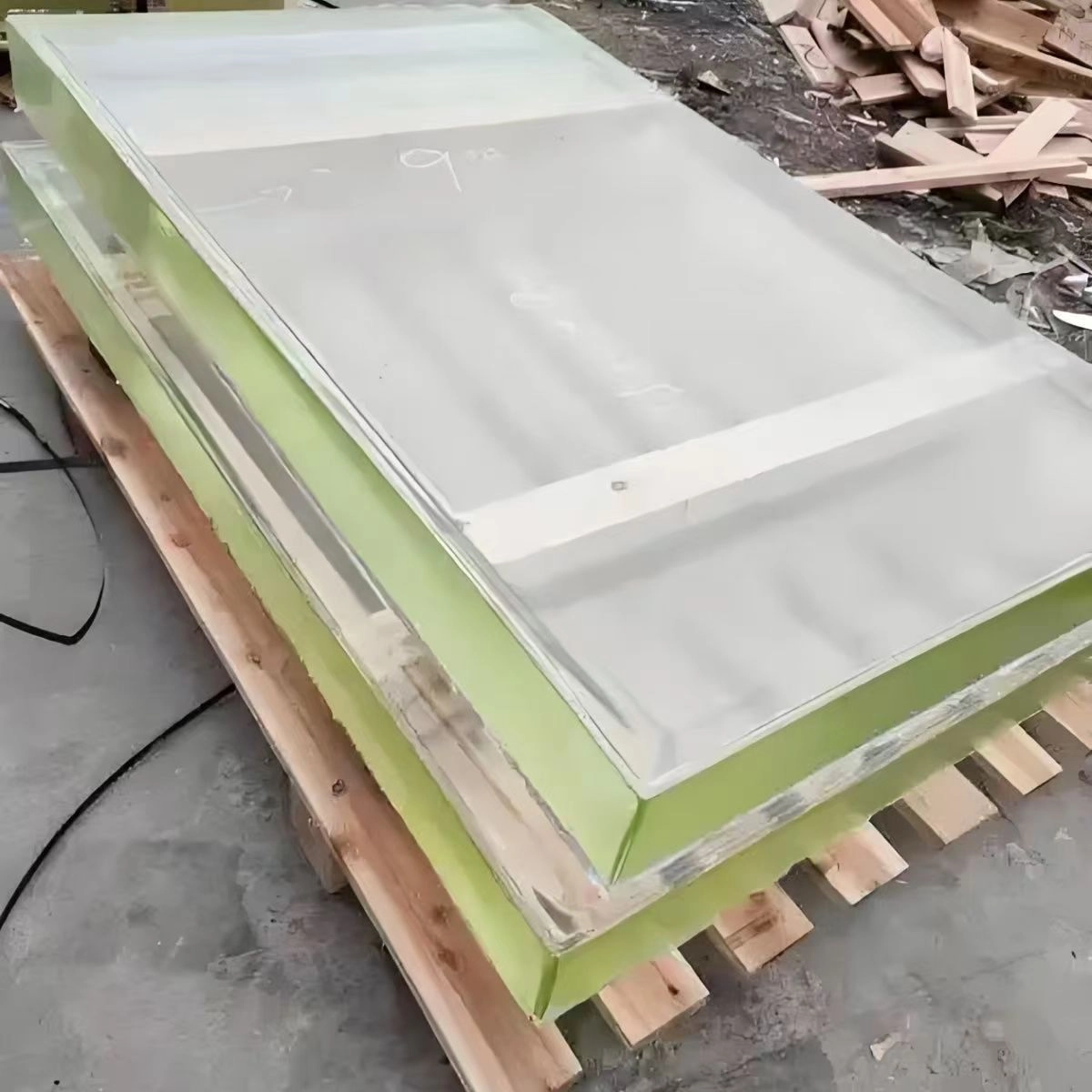 Vidrio de plomo para radiación