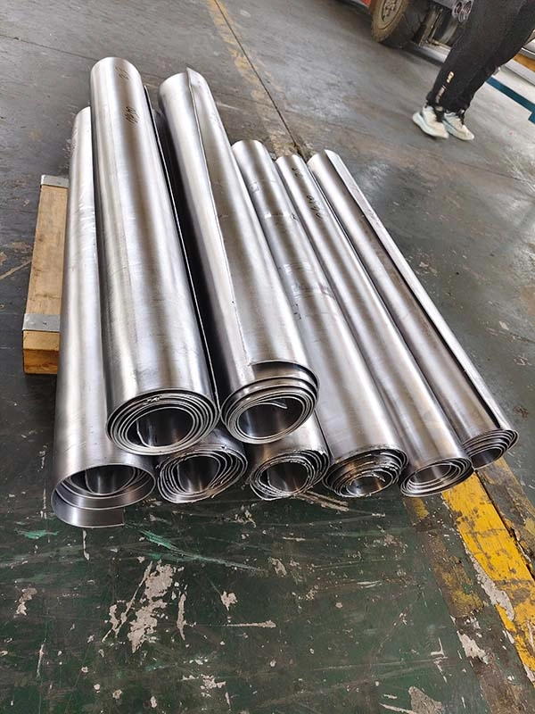 Rollos de láminas de plomo