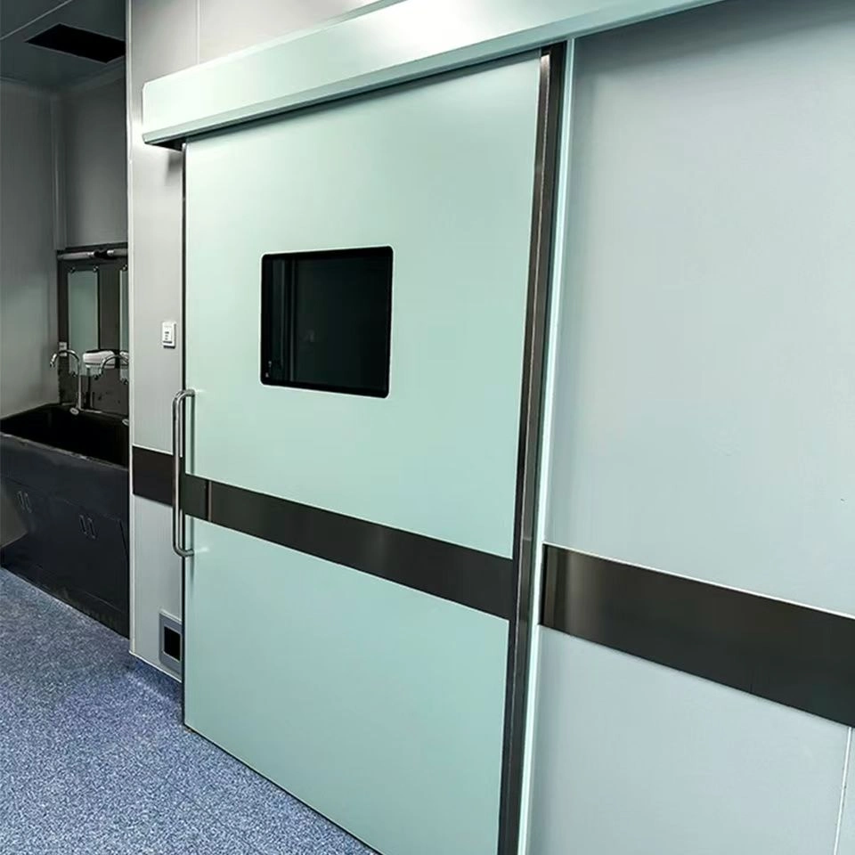 Puerta corredera eléctrica hermética