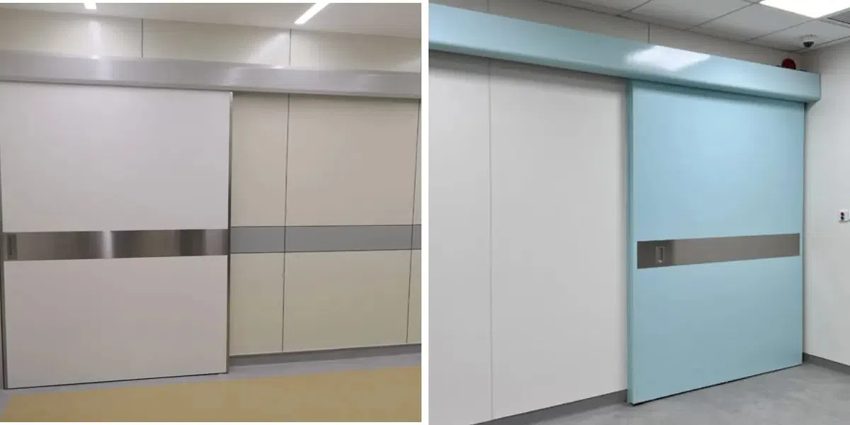 Puerta de plomo para sala de rayos X