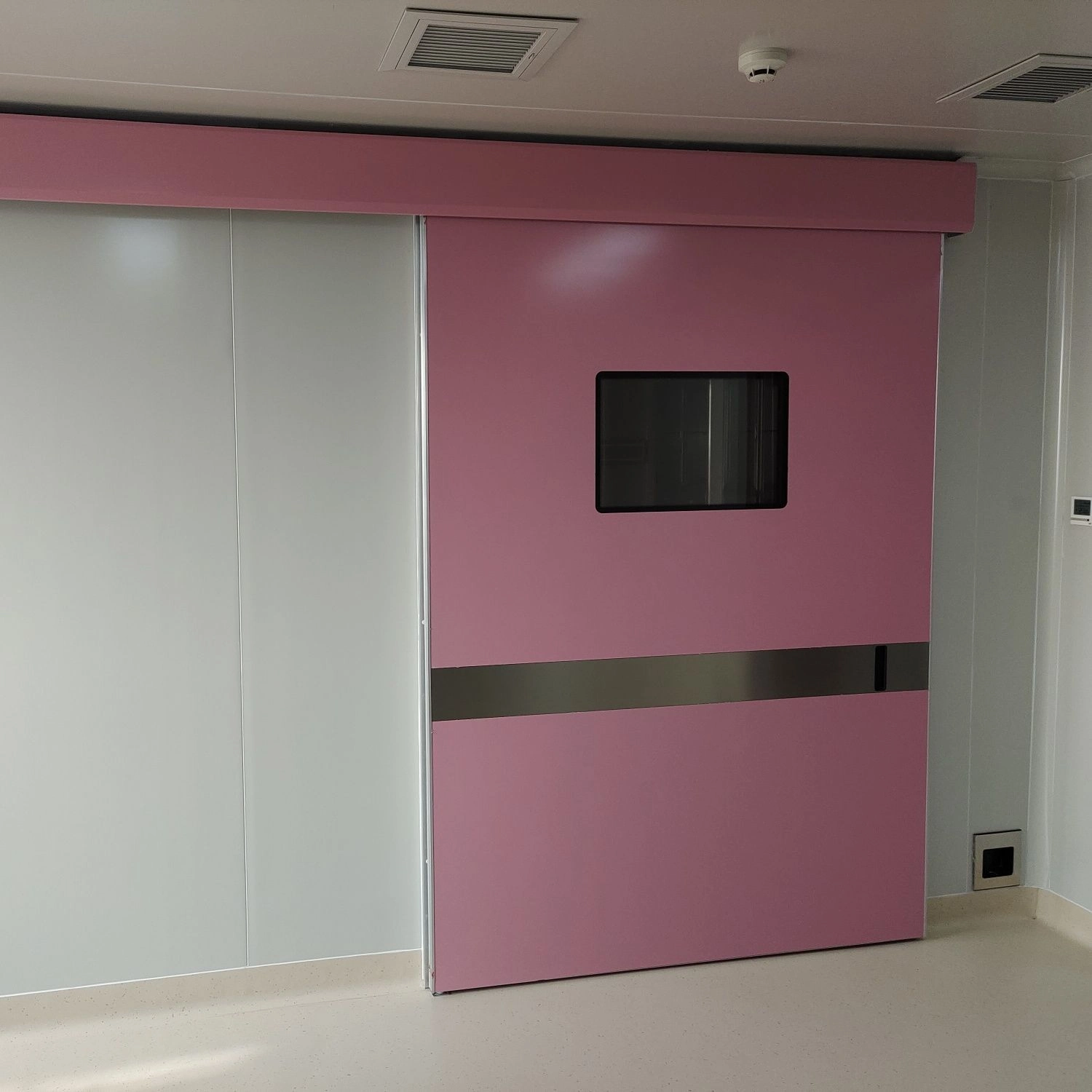 Puerta corredera de hospital