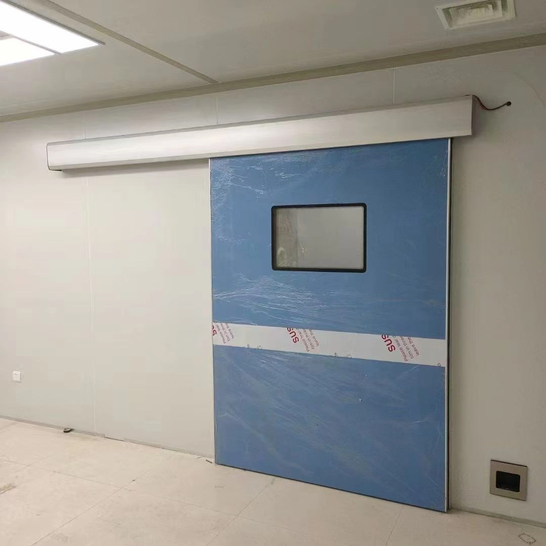 Puerta corredera de hospital