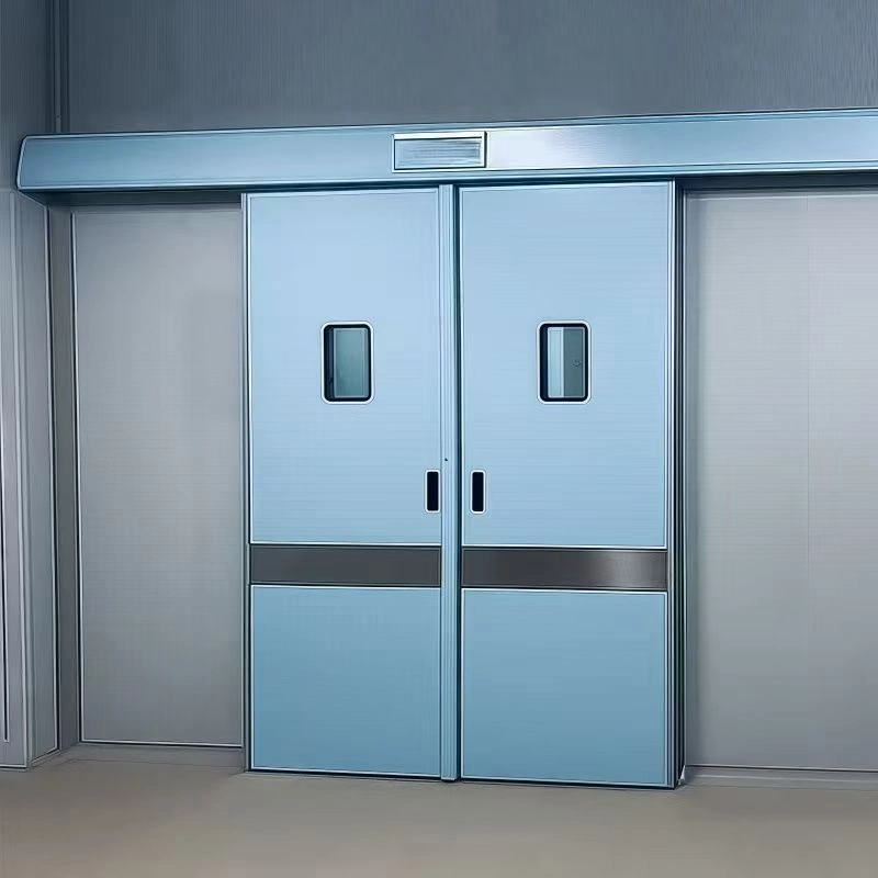 Puerta corredera de laboratorio