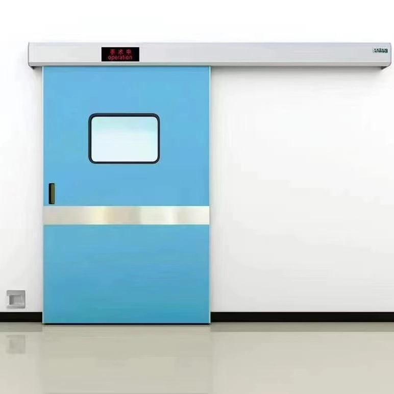 Puerta corredera de alto rendimiento para uso médico