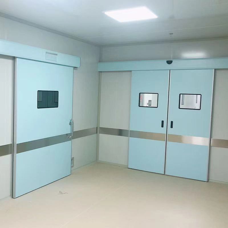 Puerta corredera de alto rendimiento para uso médico