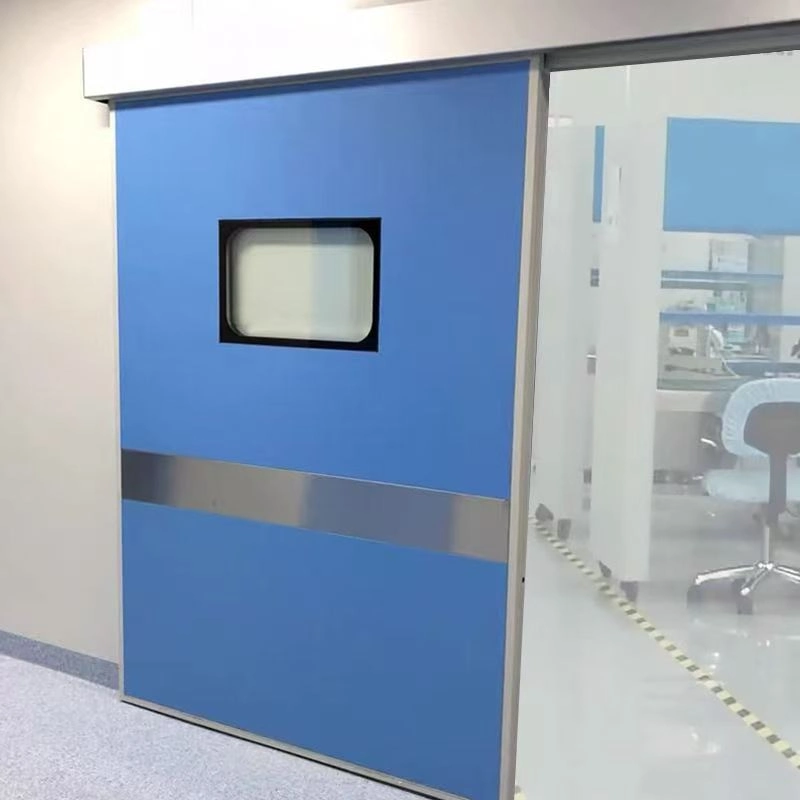 Puerta corredera de alto rendimiento para uso médico