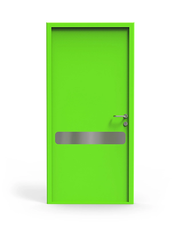 Puerta de una sola hoja de servicio pesado