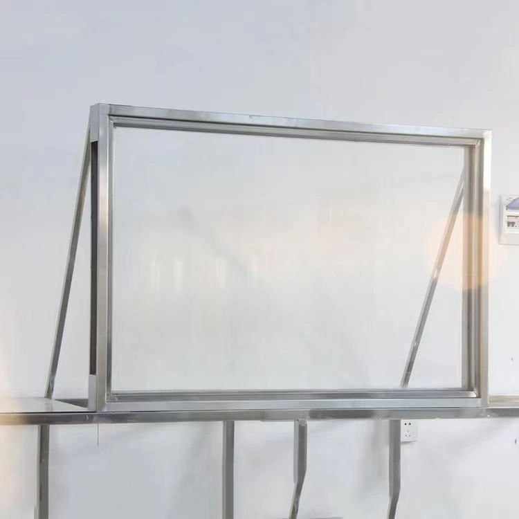 Ventana de plomo hospitalaria