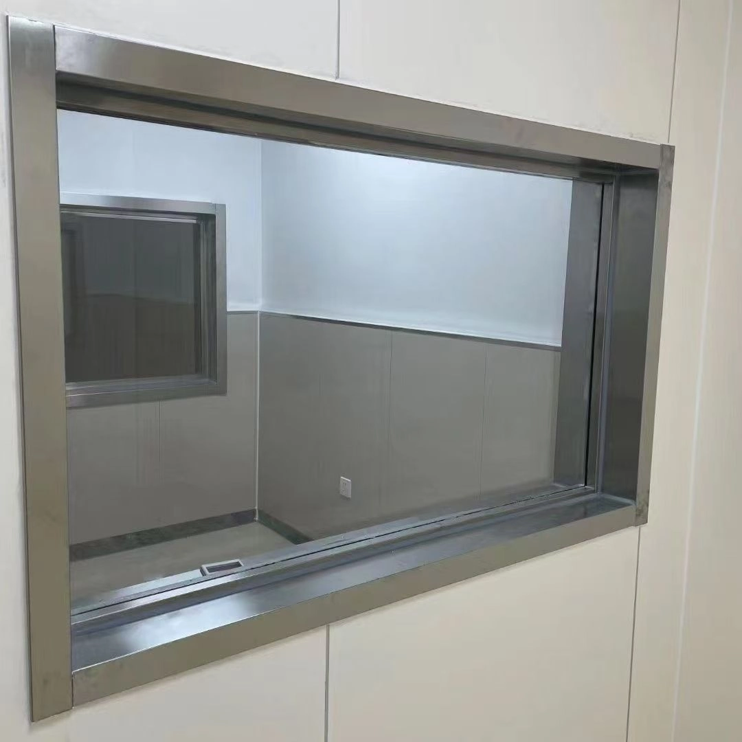 Ventana de plomo hospitalaria