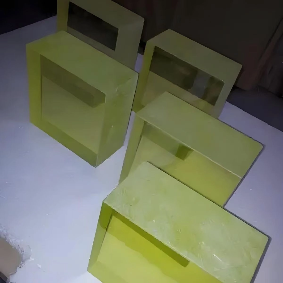 Vidrio con plomo para protección contra radiación