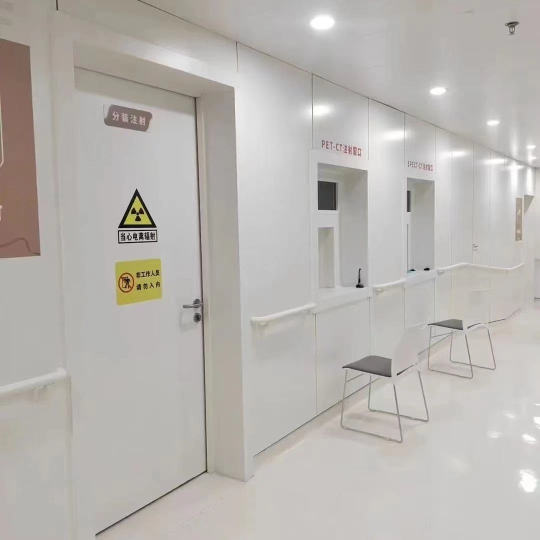 Puertas de protección contra rayos X con revestimiento de plomo