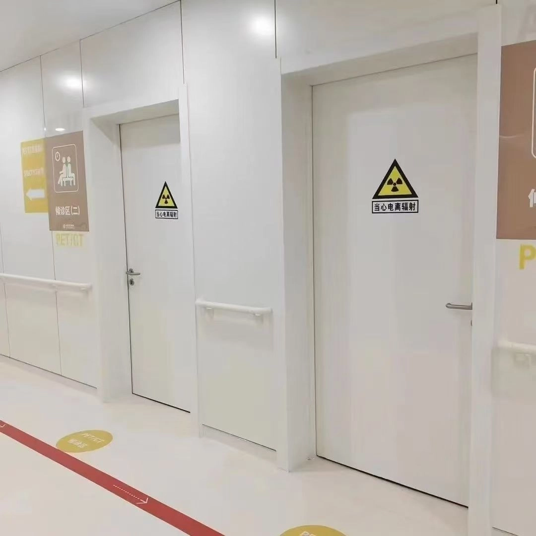 Puertas de protección contra rayos X con revestimiento de plomo
