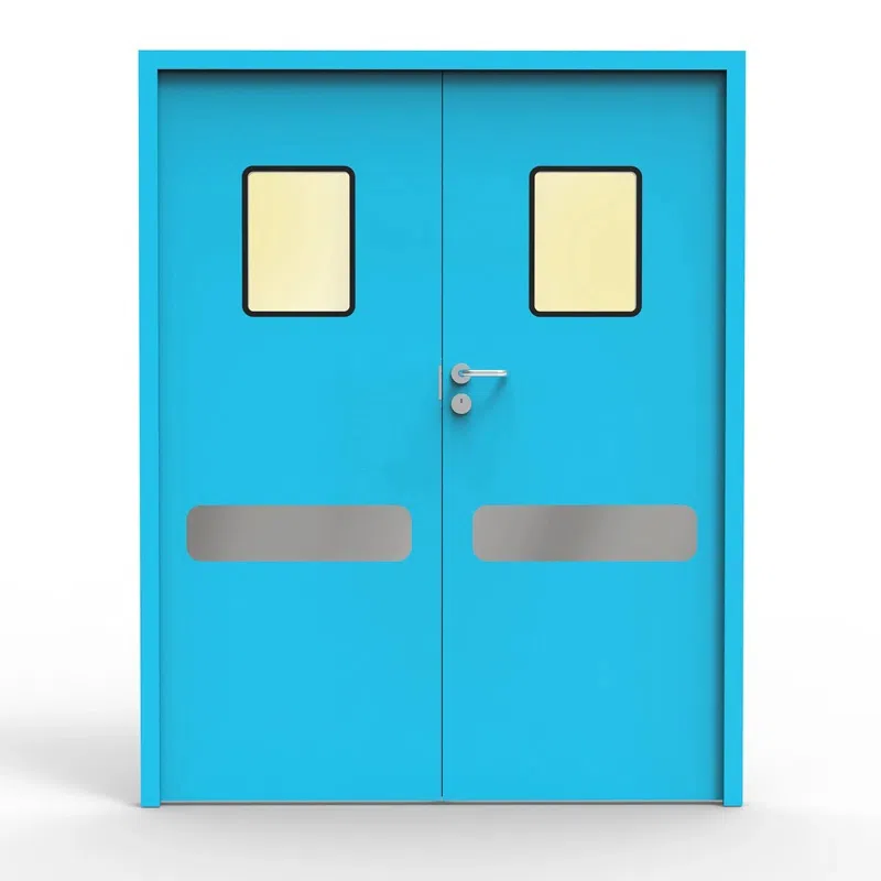 Puertas de plomo de dos hojas