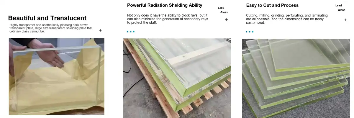 Vidrio de plomo para radiación Vidrio de plomo para radiación