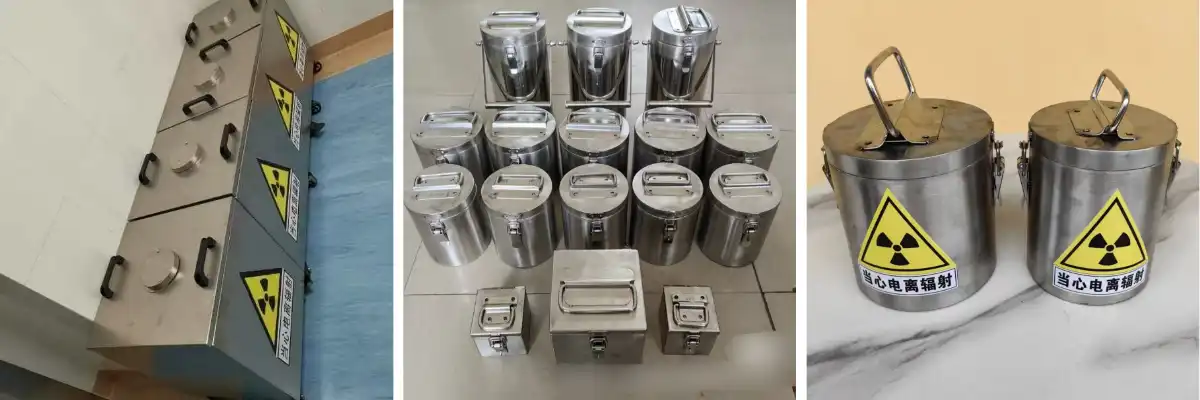 Contenedor de Residuos Forrado con Plomo