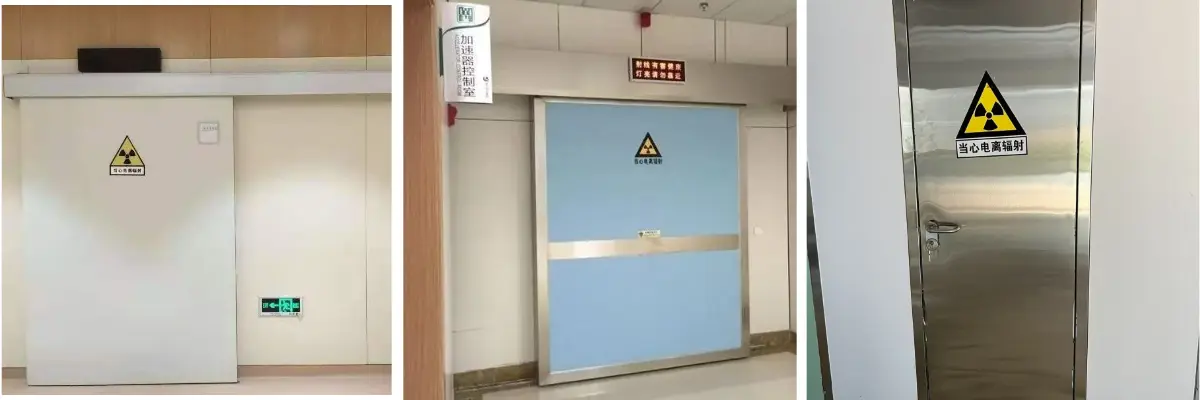 Puertas de blindaje contra rayos X revestidas de plomo