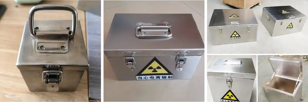 Caja de protección de plomo