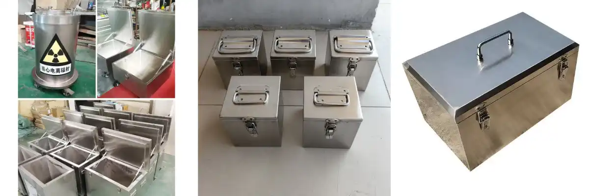 Caja de protección de plomo