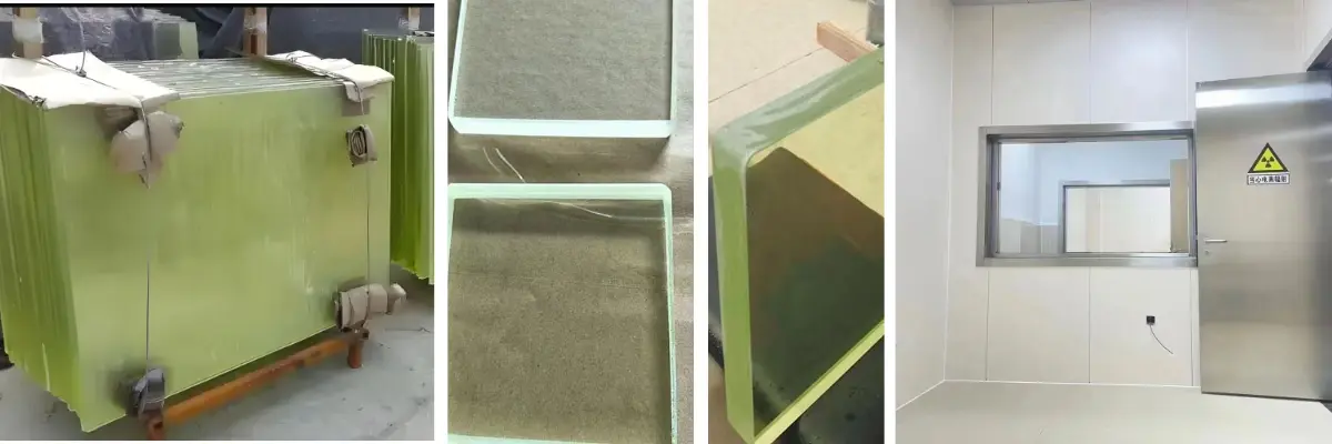 Vidrio de plomo para radiación